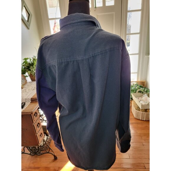 Bugle Boy Vintage 90s Red/Blue/Green Color Block Button Up Shirt L Preppy Retro - Picture 2 of 8